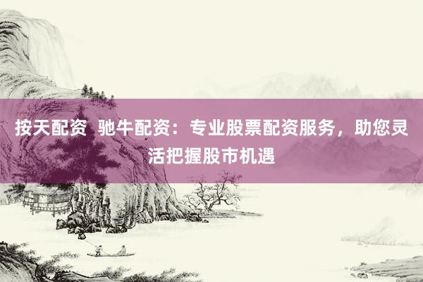 按天配资  驰牛配资：专业股票配资服务，助您灵活把握股市机遇